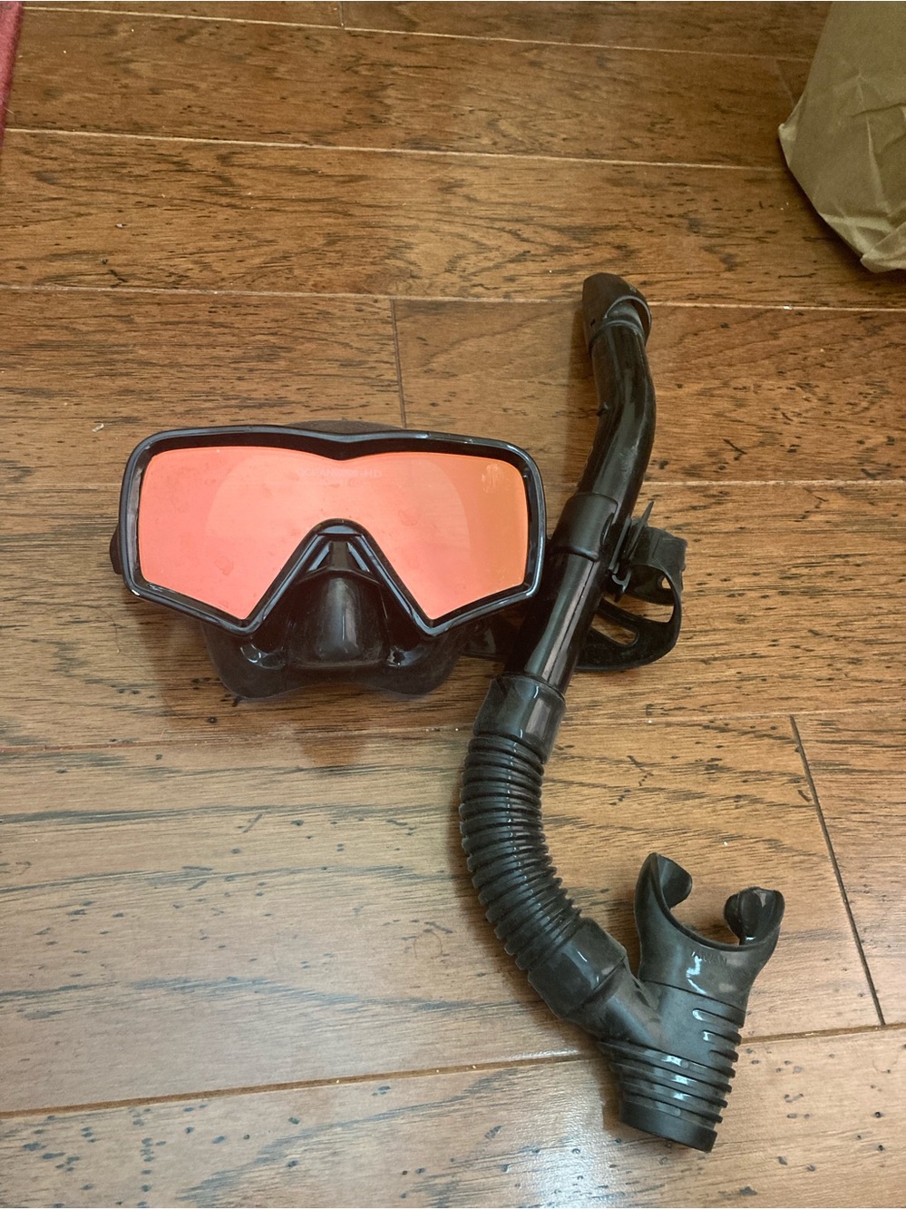 Scuba mask oceanways HD tempered